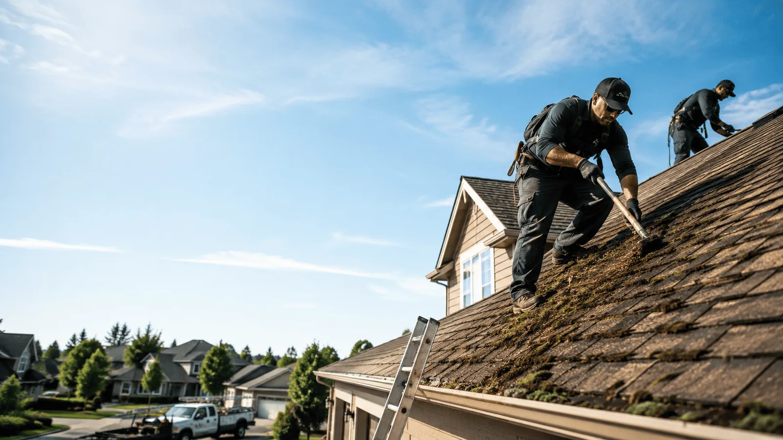Roof Moss Removal in Stoneville, NC near me